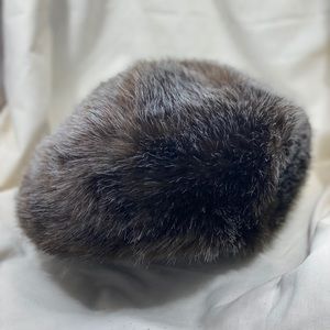 Faux fur beret